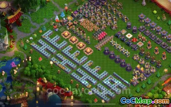 Best Funny TH15 Troll Bases - Clash of Clans Art Links #22050