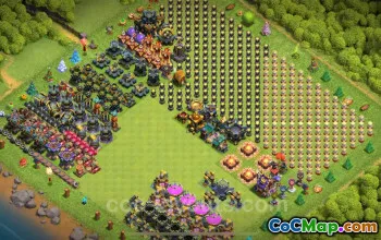 Best Funny TH17 Troll Base Designs & Links - COC 2025 #26789