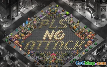 Best Funny TH17 Troll Base with Link 2025 | Clash of Clans #51010