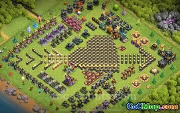 Best Funny TH17 Troll Base with Link 2025 | Clash of Clans #51513