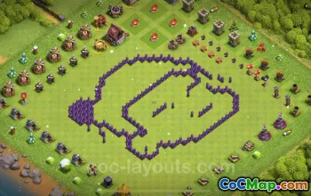 2024 年最佳有趣 TH7 巨魔基地 - 艺术基地复制链接 #17652