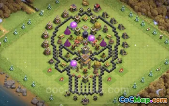 Best Funny TH8 Troll Base - Clash of Clans Copy Link #24552