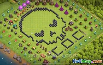 Best Funny TH8 Troll Bases 2025 - Clash of Clans #24445