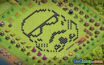 Best Funny TH8 Troll Bases - Clash of Clans (2024) #19051