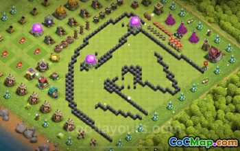 Best Funny TH8 Troll Bases - Clash of Clans 2024 Links #18942
