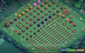 Best Funny TH9 Troll Bases - Clash of Clans Art & Links #24782