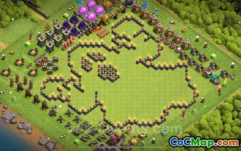 Best Funny TH9 Troll Bases with Links for 2024 #19347