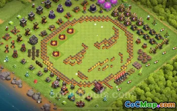 Best Funny Troll Base TH10 with Link - Clash of Clans 2025 #19994