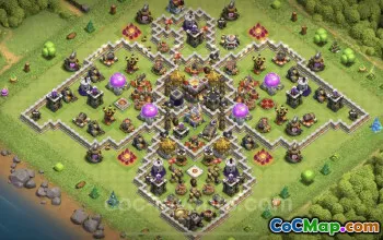 Best Funny Troll Base TH11 with Link - Clash of Clans #25359