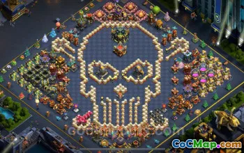 Best Funny Troll Base TH17 - Clash of Clans 2025 #22512