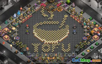 Best Funny Troll Base TH17 with Link 2025 | Clash of Clans #51501