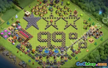Best Funny Troll Base TH18 with Link 2025 #55462