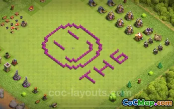 Best Funny Troll Base TH6 2024 – Rathaus Level 6 Kopie #18332