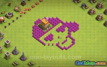 Best Funny Troll Base TH6 Link 2024 – Art Base Copy #18331