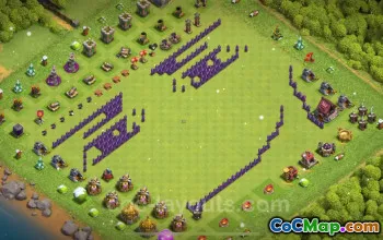 最佳有趣的巨魔基地 TH7 - 2024 链接和艺术副本 #18542