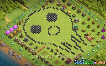 Best Funny Troll Base TH8 Links - Clash of Clans 2025 #24551