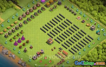 Best Funny Troll Base TH8 with Link - Clash of Clans 2024 #19112