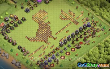 Best Funny Troll Bases for TH10 - Clash of Clans Links #19935