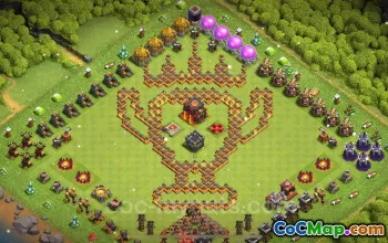 Best Funny Troll Bases for TH10 in Clash of Clans #19862