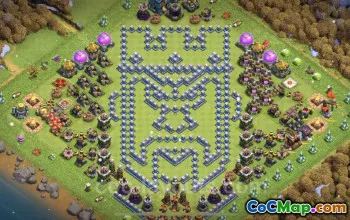 Best Funny Troll Bases for TH12 in Clash of Clans (COC) #20877