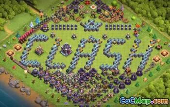 Best Funny Troll Bases for TH15 in Clash of Clans - Links #21934