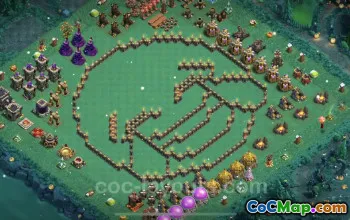 Best Funny Troll Bases for TH9 - Clash of Clans Links #24817