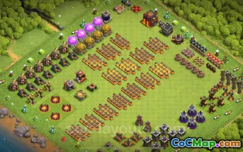 Best Funny Troll Bases TH10 - Clash of Clans Art Links #19950
