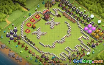 Best Funny Troll Bases TH11 - Clash of Clans 2025 #20108