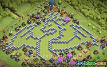 Best Funny Troll Bases TH12 - Clash of Clans Art #20757