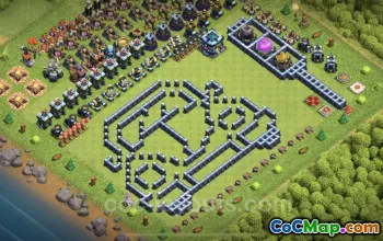 Best Funny Troll Bases TH13 - Clash of Clans Copy Links #21361