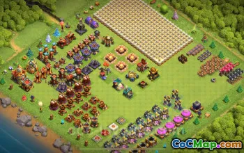Best Funny Troll Bases TH16 - Clash of Clans 2025 #22252