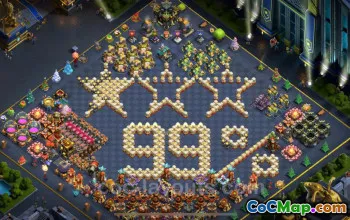 Best Funny Troll Bases TH17 - Town Hall 17 COC 2025 #22517