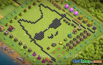 Best Funny Troll Bases TH8 - Clash of Clans 2024 #18932
