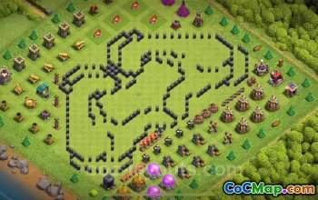 Best Funny Troll Bases TH8 with Links - Clash of Clans 2024 #19269