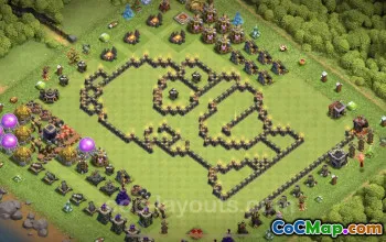 Best Funny Troll Bases TH9 - Town Hall 9 Art Copy Links #24655