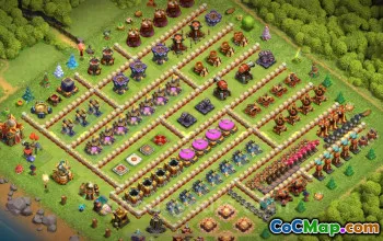 Best Funny Troll TH16 Bases for Clash of Clans 2025 #22259