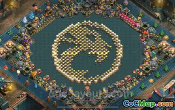 Best Funny Troll TH17 Base with Link 2025 | Clash of Clans #48898