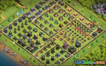 Best Funny Troll TH17 Base with Link 2025 | Clash of Clans #51009