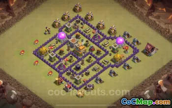 Beste Hybrid-TH7-Kriegsbasisverbindungen für 2024 | Clash of Clans #18617