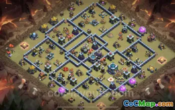 Best Max Level TH13 War Base - Anti Everything Link #21416