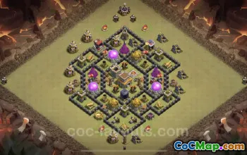 Best Max Level TH8 War Base - Anti Everything with Link #24354