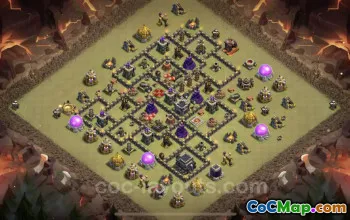 Best Max Level TH9 War Base Links for Clash of Clans #24683