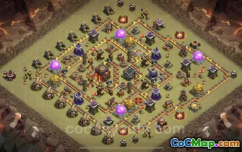 Best Max Levels TH10 CWL War Base - Anti Everything #25184