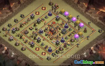 Best Max TH10 War Base - Anti Everything & Link 2023 #25185