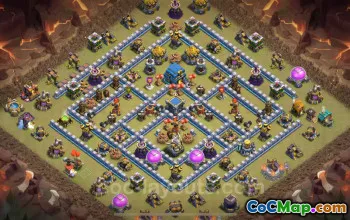 Best Max TH12 War Base with Link | Anti Everything 2025 #52337