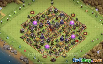 Best TH10 Anti-Everything Base - Unbeatable With Link #25093