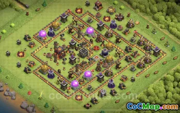 Best TH10 Base Copy: Top Anti GoWiWi/GoWiPe Defense #25088