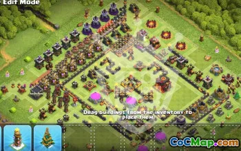 Best TH10 Clash of Clans Base Layouts & Maps #54544