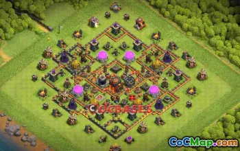 Best TH10 Hybrid Base 2023: Anti-P.E.K.K.A & Asymmetric #22947