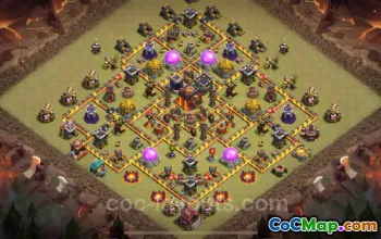 Best TH10 War Base 2025: Anti Everything & Hybrid Layouts #19731